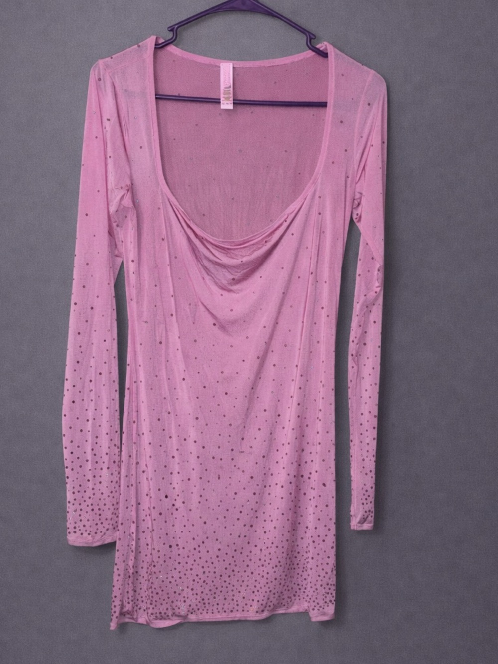 SKIMS JELLY SHEER RHINESTONE DRESS